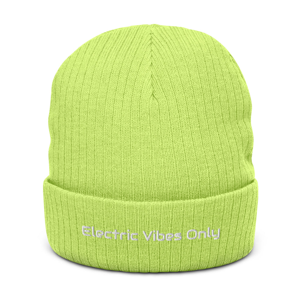 Classic Cuffed Beanies Built For E-Bike Riders | Electric Vibes Only