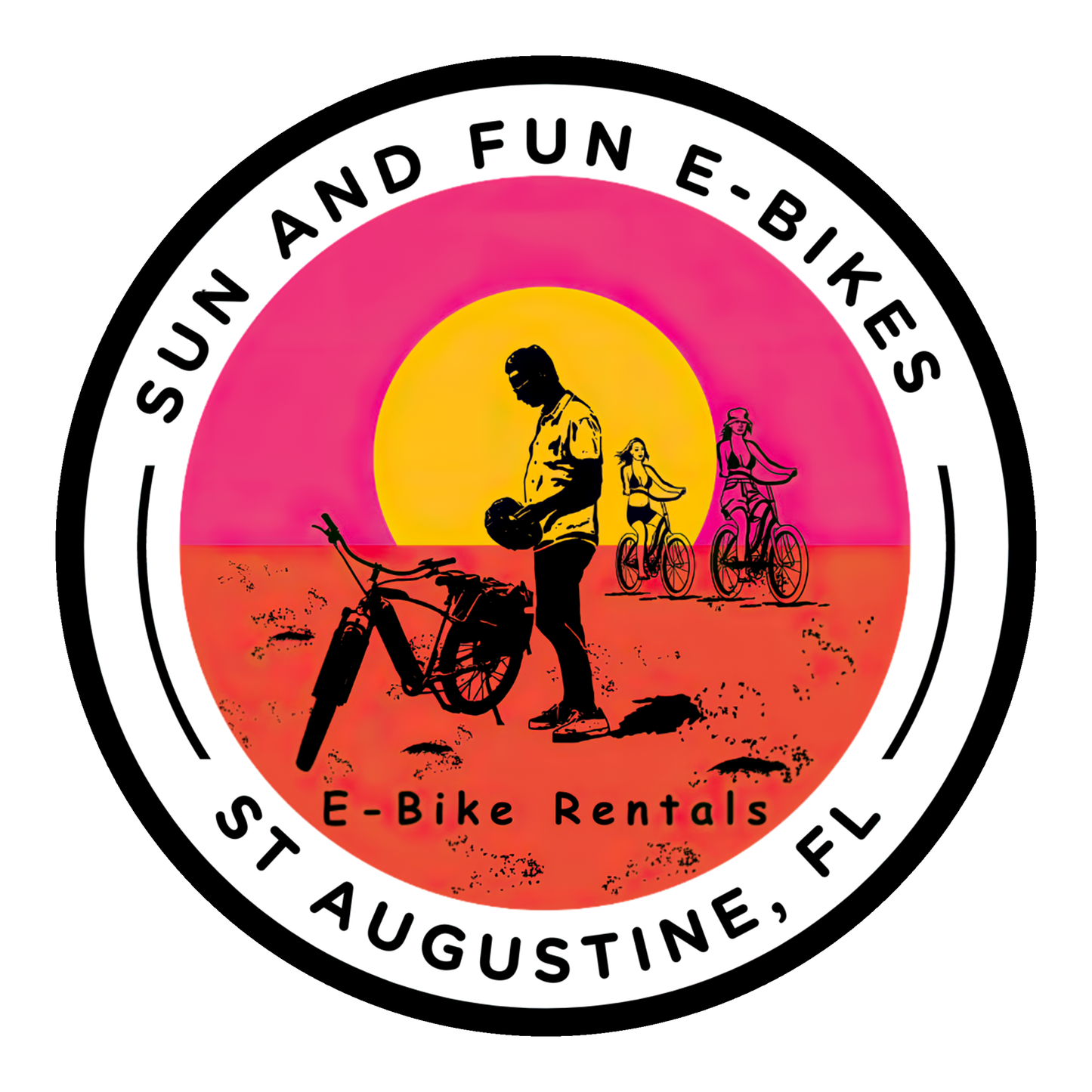 Sun & Fun E-Bikes “Endless Fun” 5″ Decal (Weatherproof Vinyl)