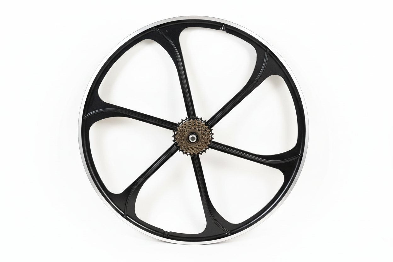 26 inch mag wheel with white background - single
