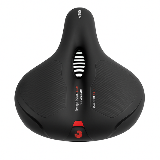 “Active / Ventilation Zone” Hollow-Channel Comfort Saddle