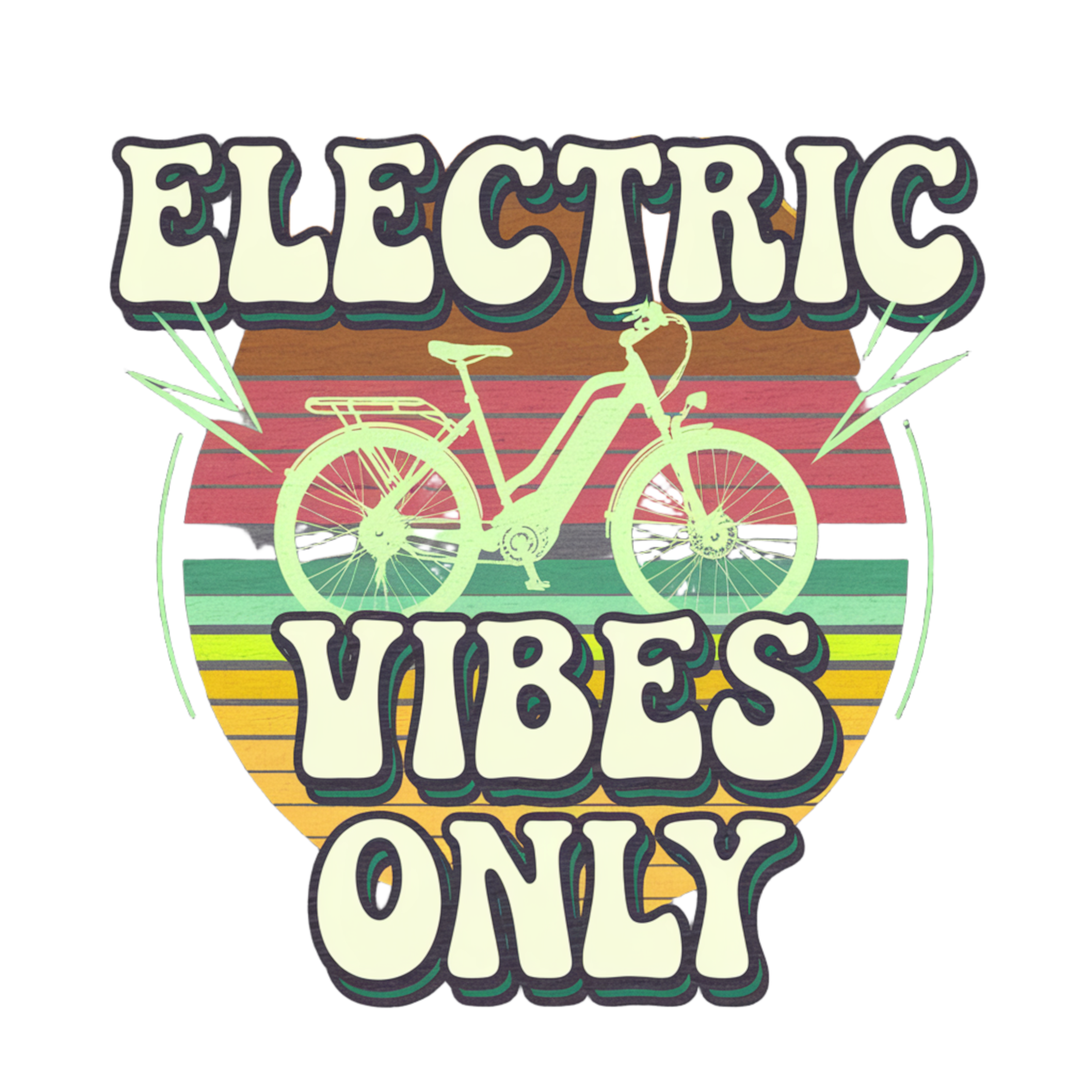 Electric Vibes Only Heavyweight Tee