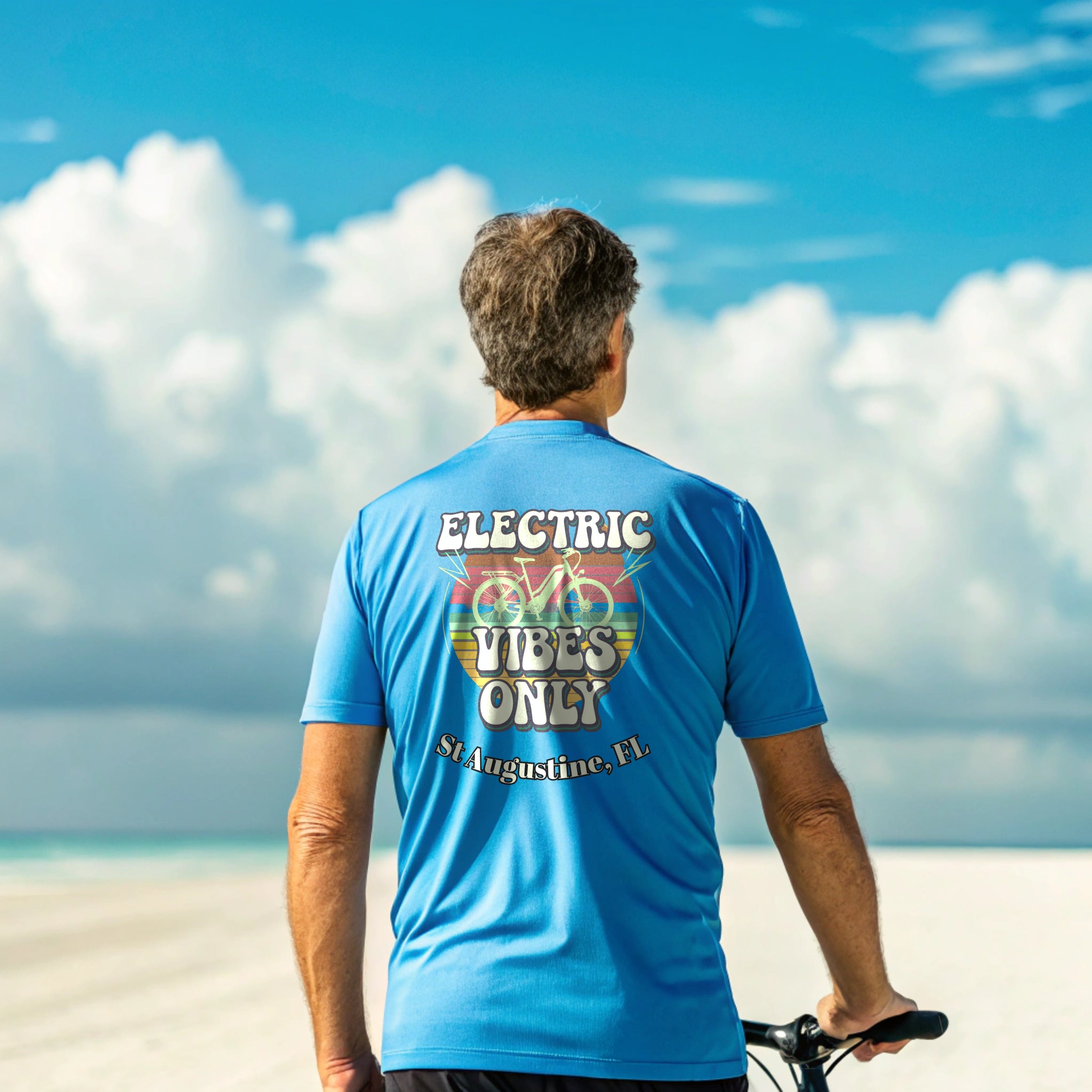 Comfy Electric Vibes Only Tee