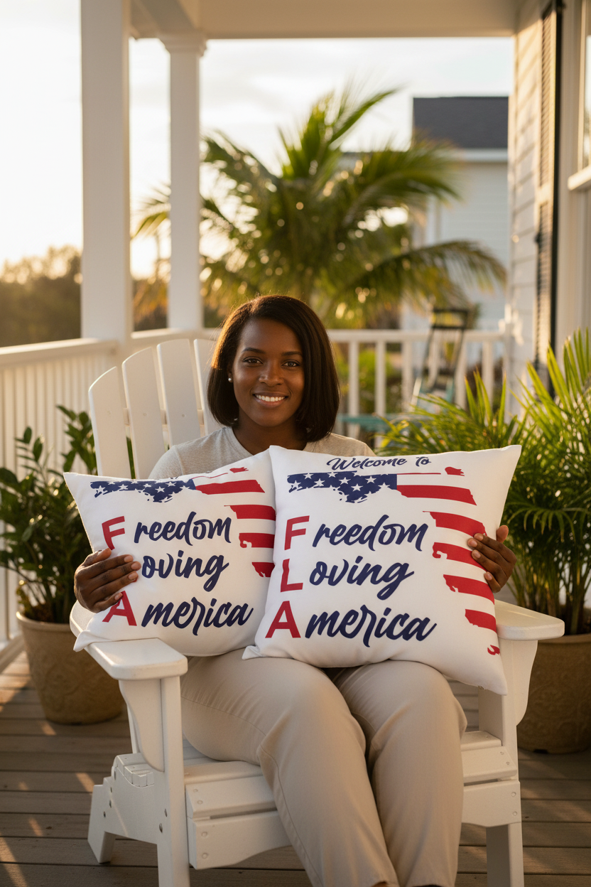 Florida Freedom Pillow