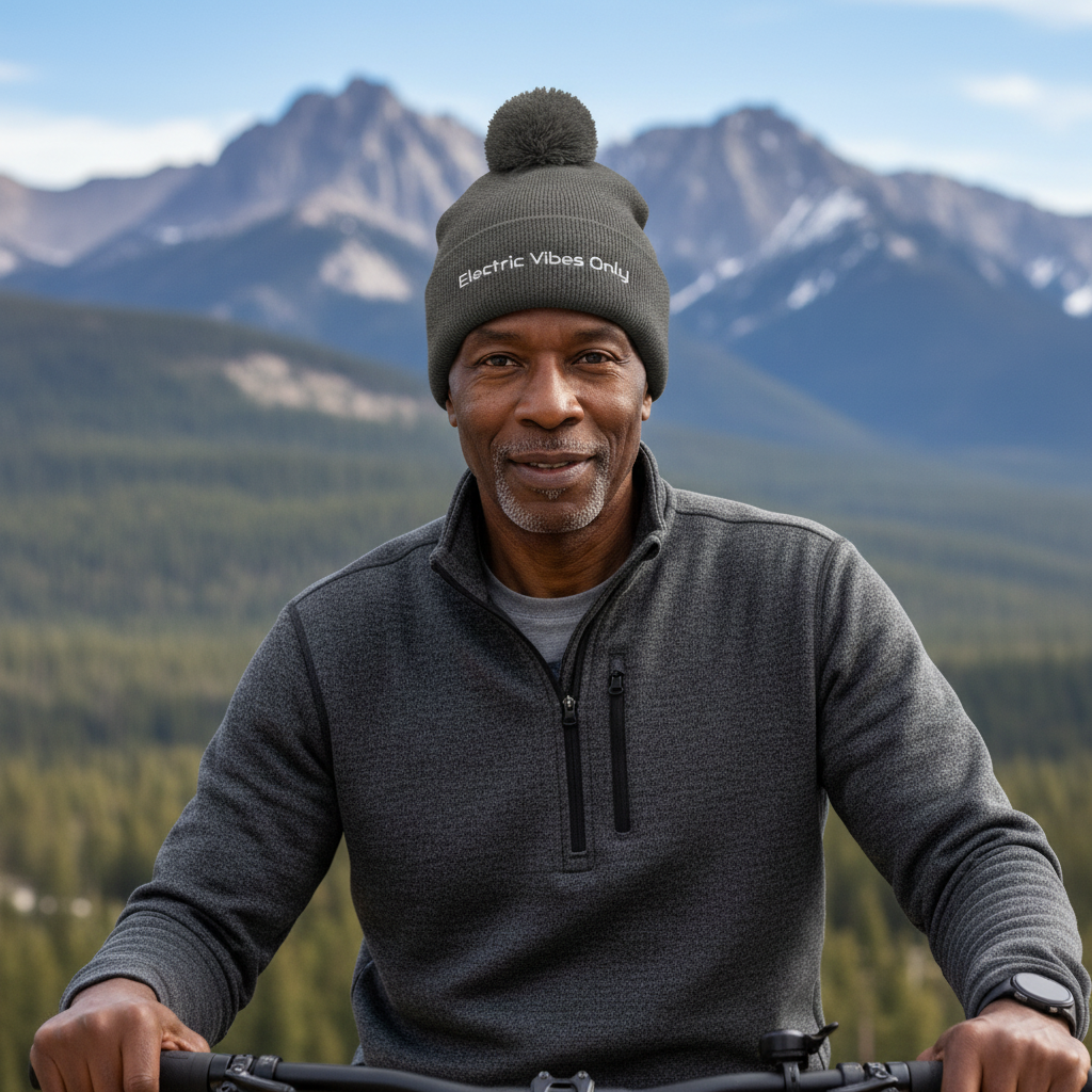 Pom-Pom Beanies Built For E-Bike Riders | Electric Vibes Only