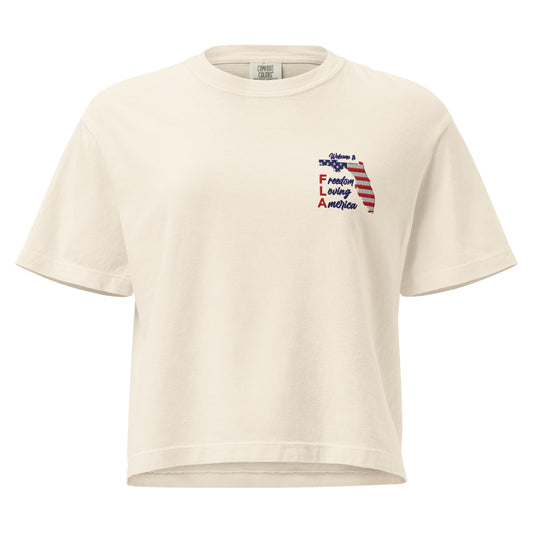 Freedom Loving America Women's Boxy Tee