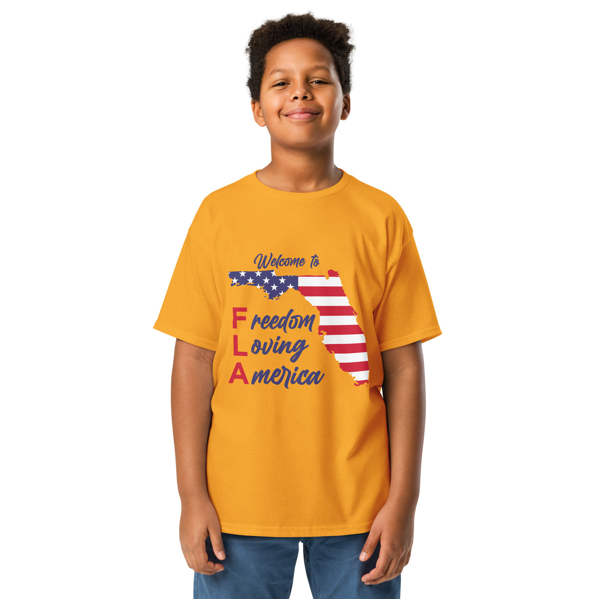 Freedom Loving America Youth Tee